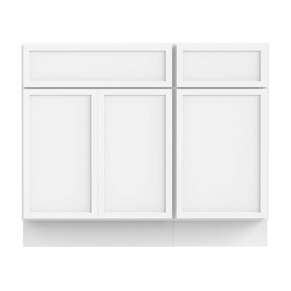 Vanity Art 39-in W x 21-in D x 32.5-in H Single Drawer Bathroom Vanity w/o Top - White