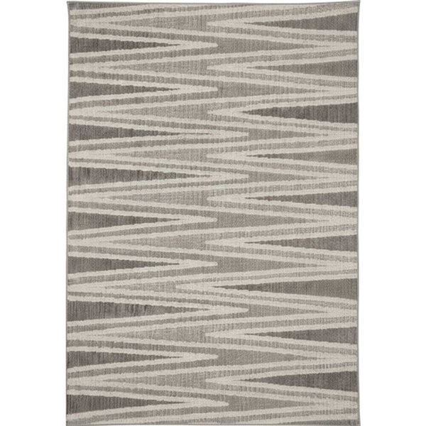 Rug Branch Hogar 5 x 8‑ft Gray Abstract Indoor Modern Area Rug