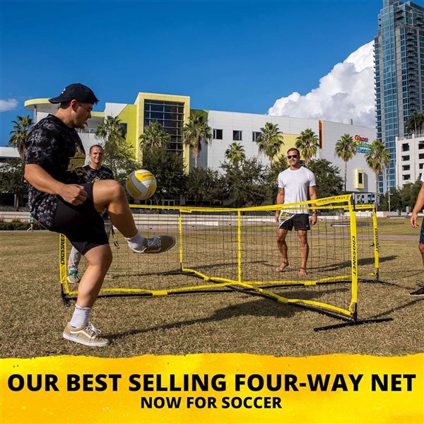 Vivere Crossnet Four Square Game Soccer Net