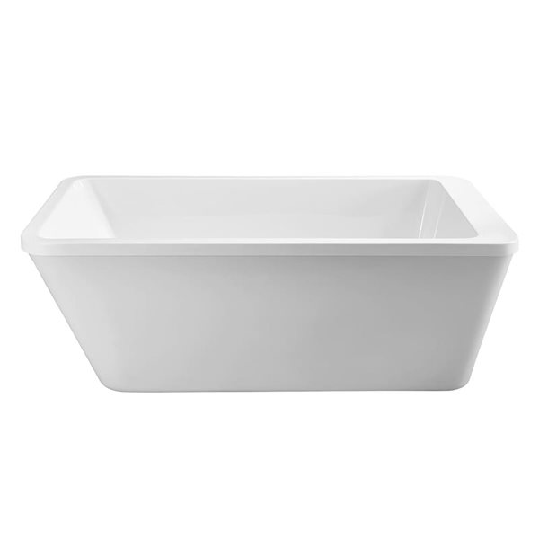 A&E Bath and Shower Aqualume 32 x 60-in White Acrylic Rectangular Right Drain Bathtub