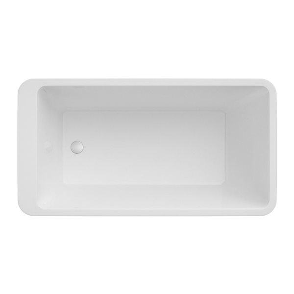 A&E Bath and Shower Aqualume 32 x 60-in White Acrylic Rectangular Right Drain Bathtub