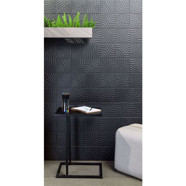 Eliane Poente Arco 6x6-in x 7-mm Ceramic Wall Tiles 13.9-ft² - Matte Dark - 54-Pack