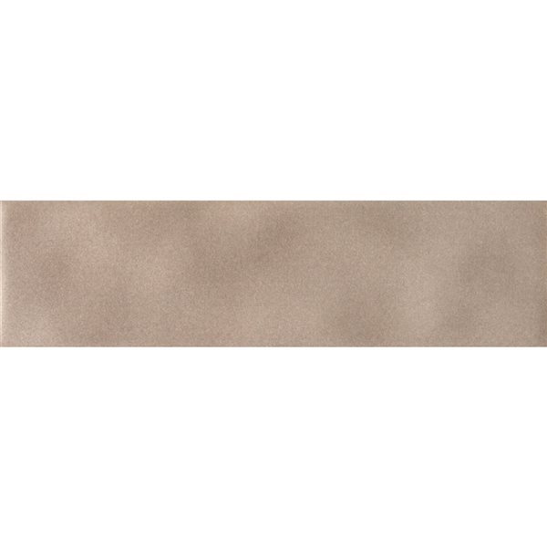 Eliane Prisma 3x10-in x 7-mm Ceramic Wall Tiles 5.6-ft² - Glossy Greige - 30-Pack