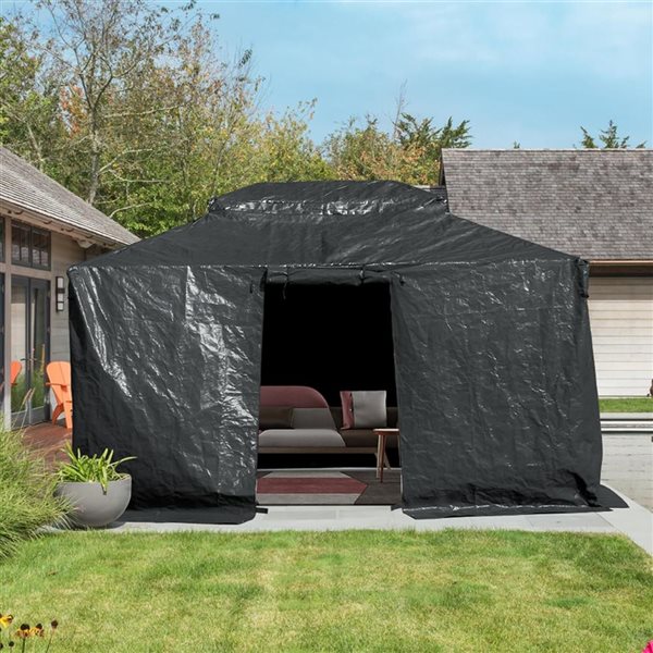 Mondawe 10 x 10-ft Gazebo Cover - Grey