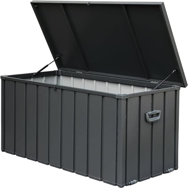 Mondawe Metal Outdoor Storage Box - 605-L - Black