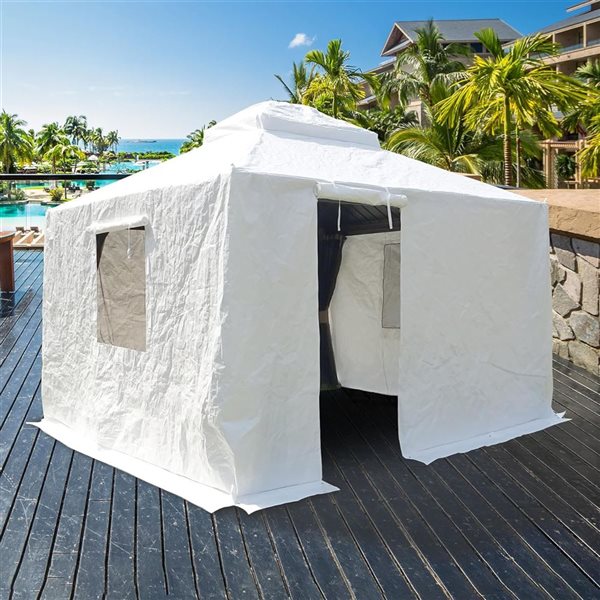 Mondawe 10 x 10-ft Gazebo Cover - White