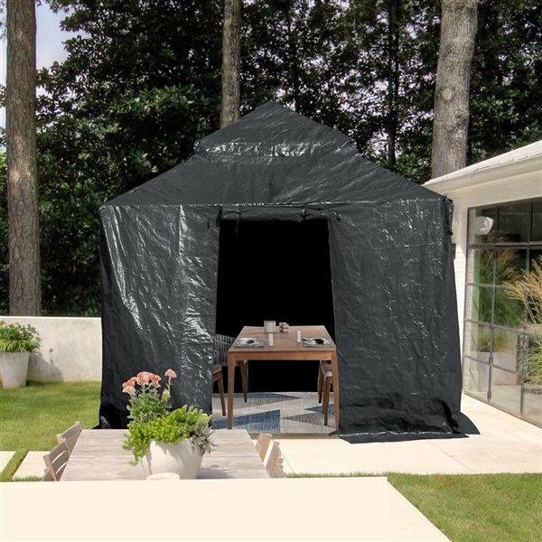 Mondawe 12 x 12-ft Gazebo Cover - Grey