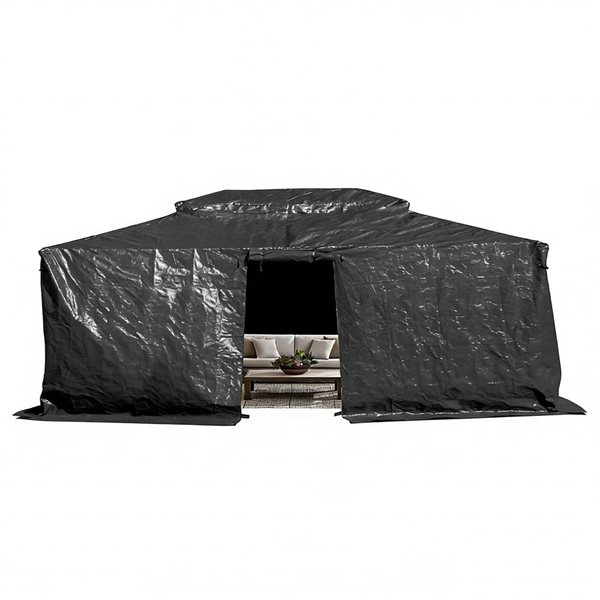 Mondawe 14 x 20-ft Gazebo Cover - Grey