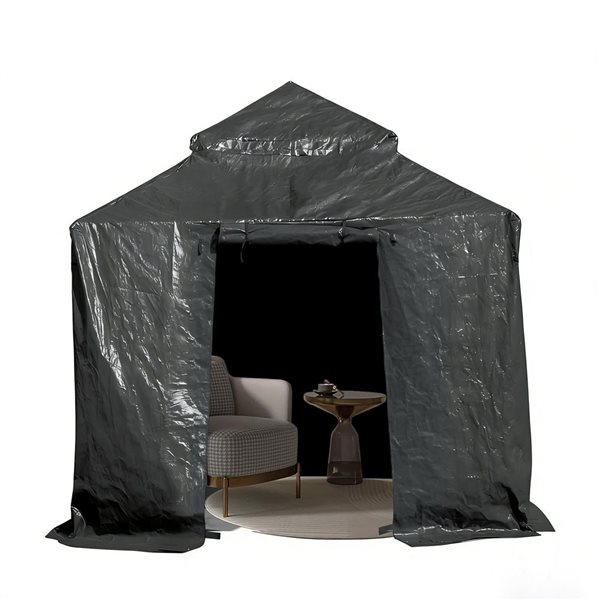 Mondawe 8 x 8-ft Gazebo Cover - Grey
