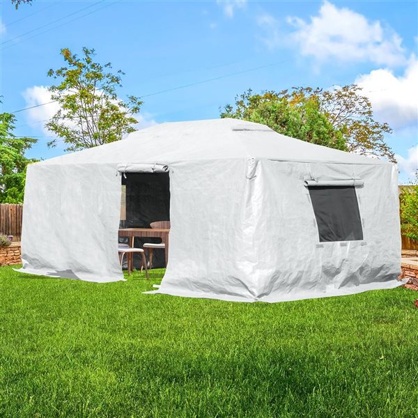 Mondawe 14 x 20-ft Gazebo Cover - White