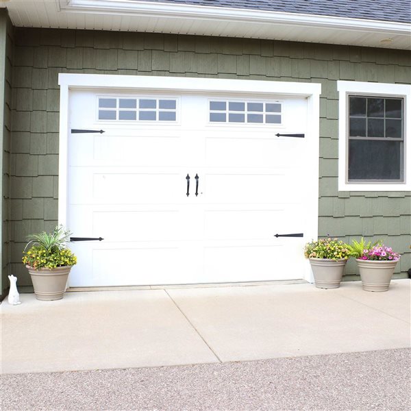 Sunnydaze Decor 20-in Franklin Dual-Wall Polyresin Planter - Beige - 3-Pack