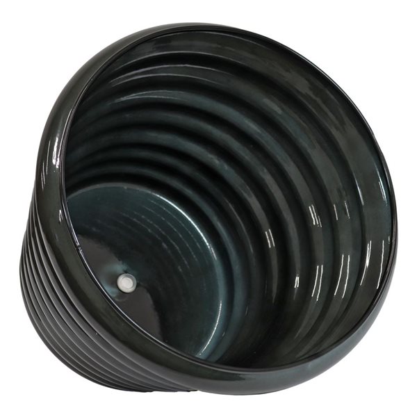 Sunnydaze Decor Molly 12.5-in Metal Planters - Juniper Glaze - 4-Pack