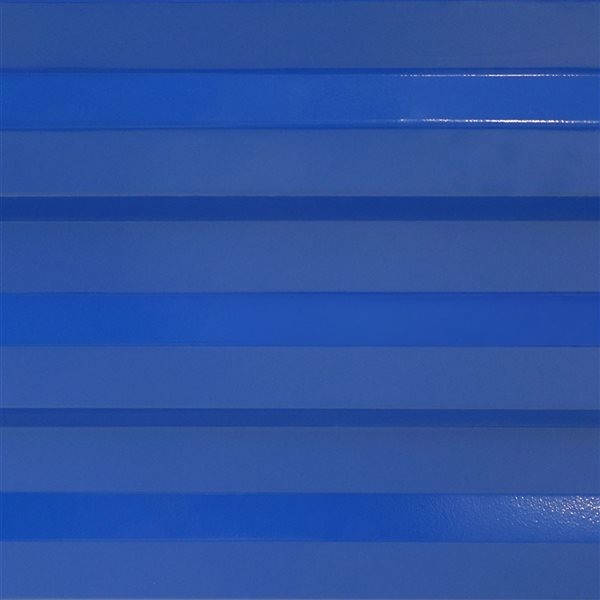 Sunnydaze Decor Galvanized Steel L-Shaped Raised Garden Bed - Blue