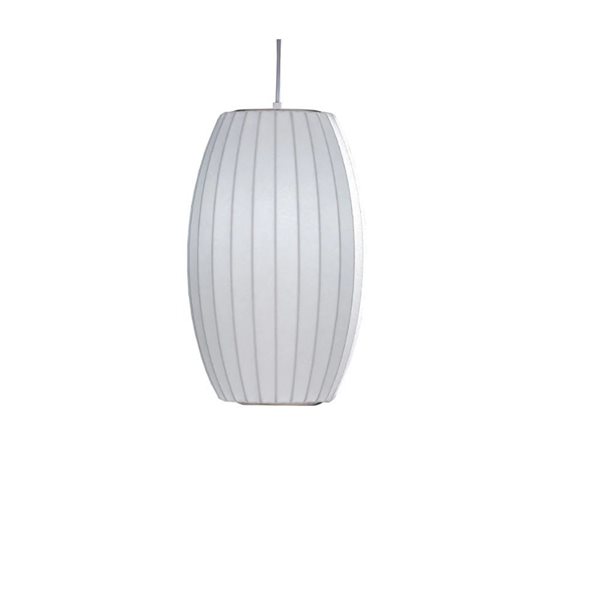 Plata Import Nelson Style Cigar Pendant Light - White