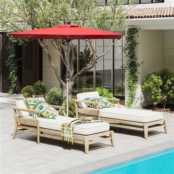 Mondawe 11-ft Patio Umbrella - Red