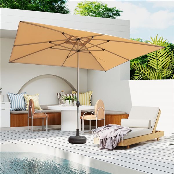 Mondawe 11-ft Patio Umbrella - Tan