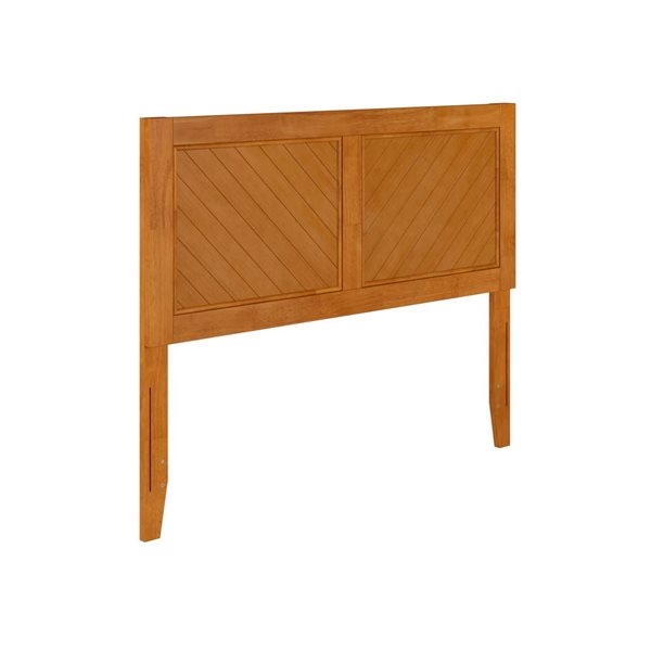 AFI Canyon Full Bed Chevron Panel Headboard - Light Toffee