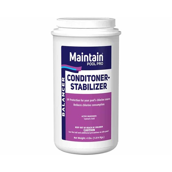 Pool Central 4‑lb Maintain Pool Pro Balancer Conditioner Stabilizer