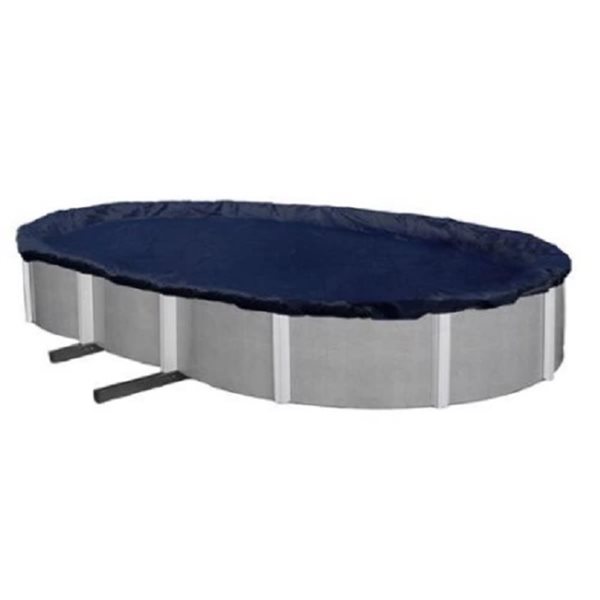 Swim Central 27‑ft Black Leaf Net Cover for Oval Above‑Ground Swimming Pools