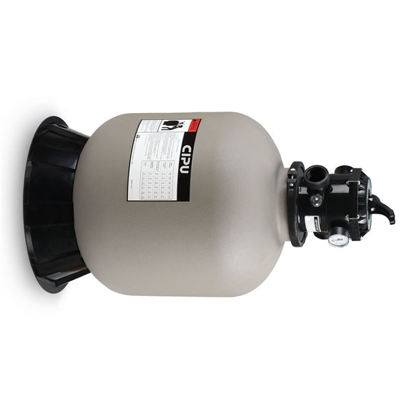 Northlight 16‑in Top‑Mount Swimming Pool Sand Filter with 6‑Way Valve