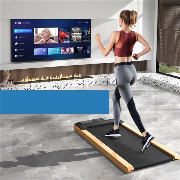 Costway 3-in-1 Walking Pad Under Desk Treadmill with Remote Smart APP Control and LED Display