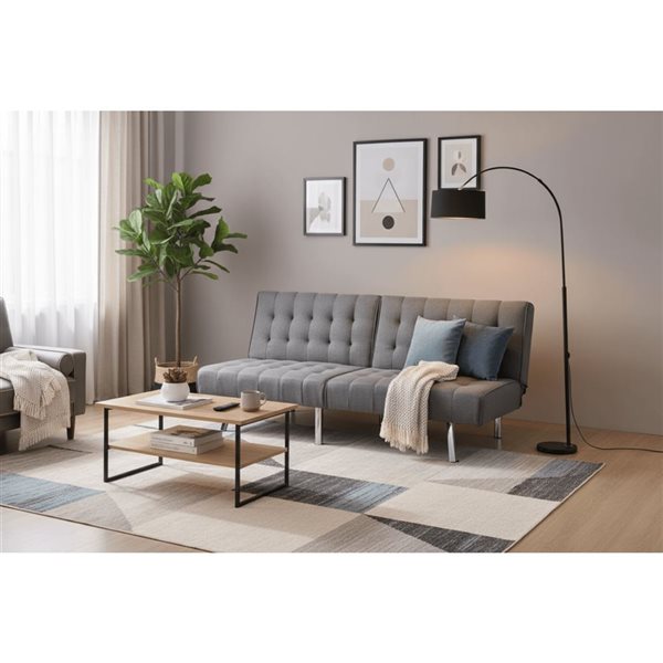 Velago EPESSES Convertible Futon - Grey