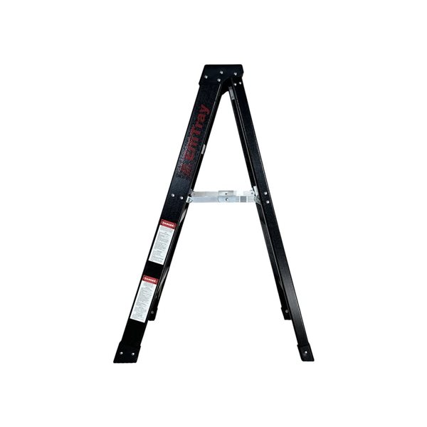 Effitray 4-ft Type 1A Stepladder w/ 3 Steps - Black