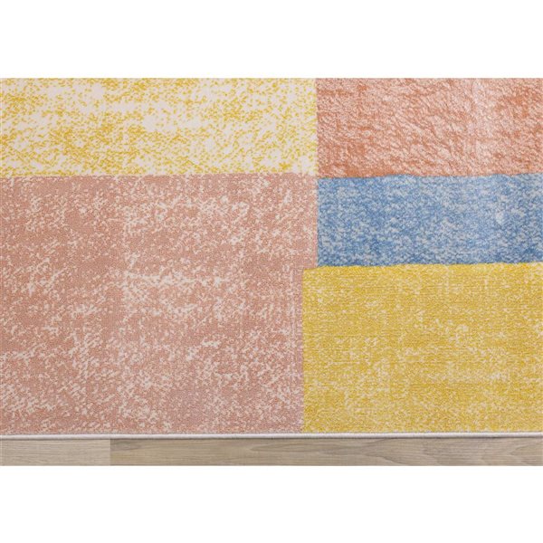 Rug Branch Vireo 5 x 8-ft Contemporary Geometric Area Rug - Yellow