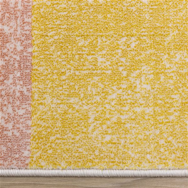Rug Branch Vireo 5 x 8-ft Contemporary Geometric Area Rug - Yellow