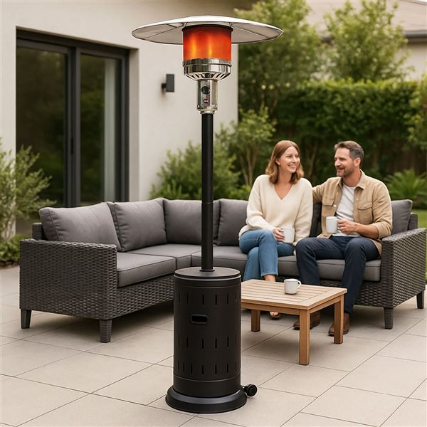 Patioflare Volaris Propane Patio Heater - Black