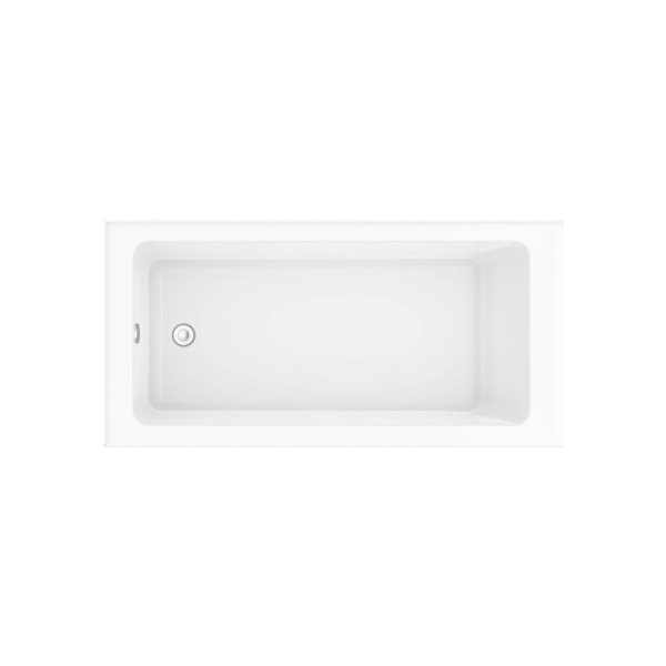 DreamLine Nevia 60 x 36-in White Acrylic Left Corner Left-Hand Drain Bathtub