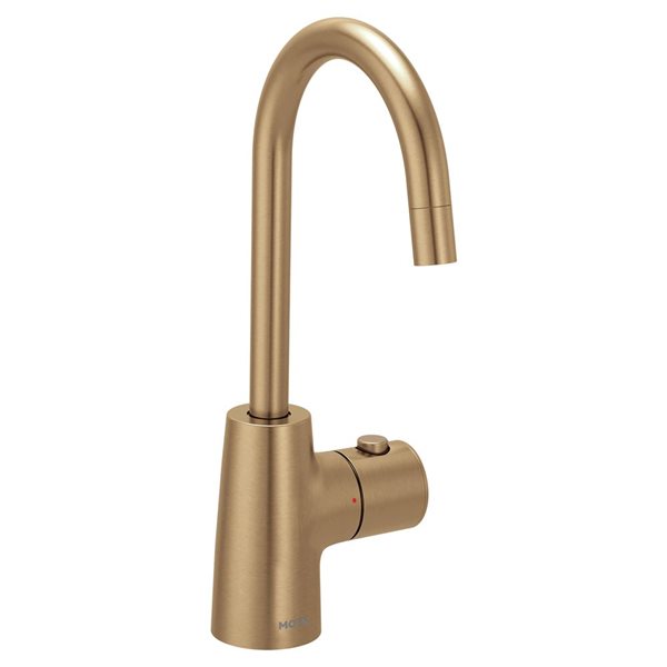 MOEN Traditional Instant Hot Sip 1-Handle Kitchen Faucet - Gold