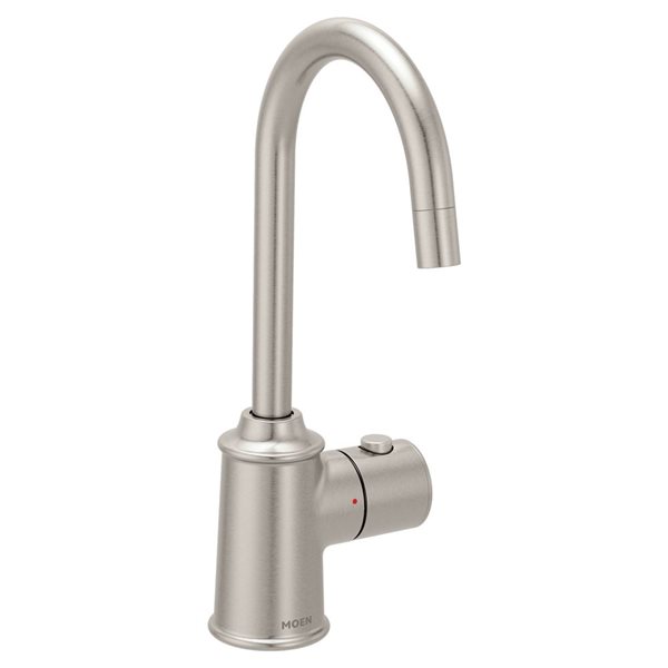 MOEN Traditional Instant Hot Sip 1-Handle Kitchen Faucet - Stainless Steel