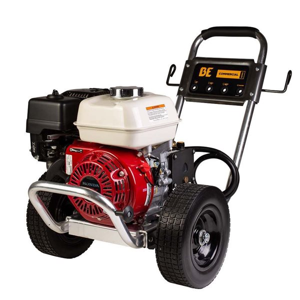BE Power Equipment 3100-PSI 3.1-GPM Cold Water Gas Pressure Washer with Honda GX200 Engine