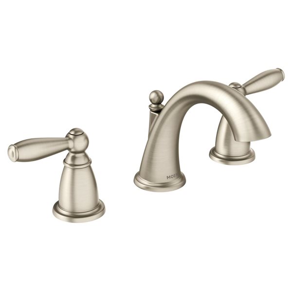 MOEN Brantford 2-Handle Bathroom Faucet - Brushed Nickel