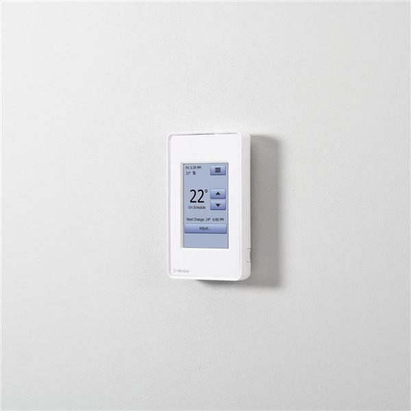 Stelpro Concerto 120V/240V Touch Screen Programmable Electronic Thermostat - 5 mA