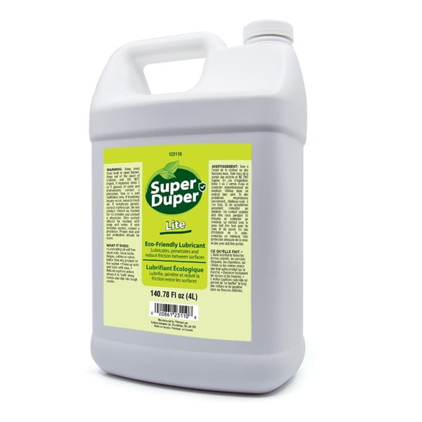Super Duper Eco-Friendly Lite Lubricant Oil and Rust Remover 140 ounce (4 litre)