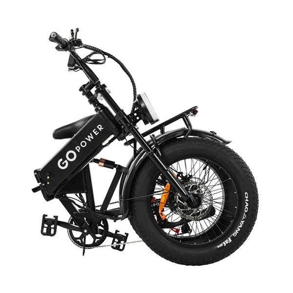 GoPowerBike GoExplore Foldable Electric Bike - Black