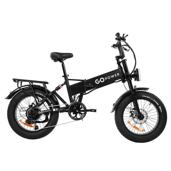 GoPowerBike GoExplore Foldable Electric Bike - Black