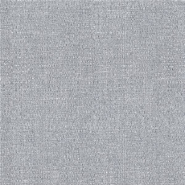 Dundee Deco 18‑ft² 24‑in x 9‑ft Grey Faux Fabric Peel & Stick Textured Wallpaper Panel