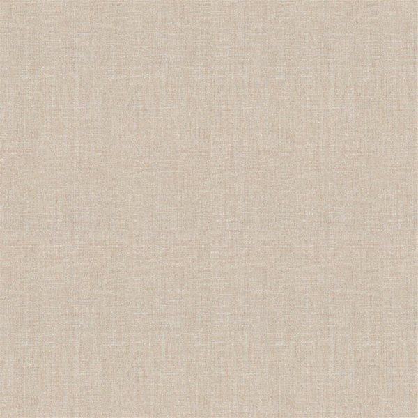 Dundee Deco 18‑ft² 24‑in x 9‑ft Pale Beige Faux Fabric Peel & Stick Textured Wallpaper Panel