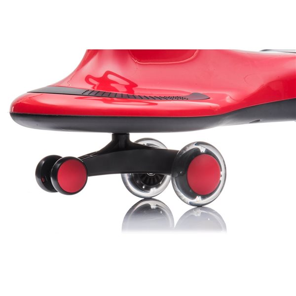 Freddo Swing Car w/ Flashing Lights - Red