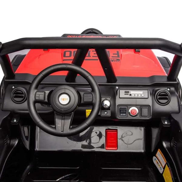 Freddo 24 V Jeep Freddo Raider 2-Seat Electric Ride-On Car for Kids - Red