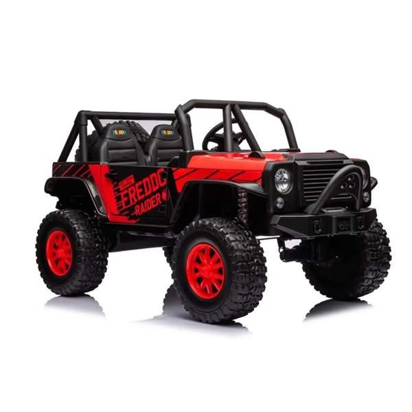 Freddo 24 V Jeep Freddo Raider 2-Seat Electric Ride-On Car for Kids - Red