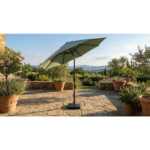 Corriveau Outdoor Furniture Sunset Patio Umbrella 8-ft - Mint
