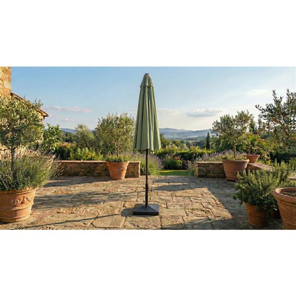 Corriveau Outdoor Furniture Sunset Patio Umbrella 8-ft - Mint