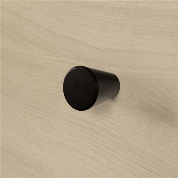 South Shore Furniture Sazena Bleached Oak LED Floating Nightstand