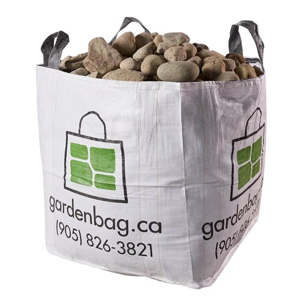 Garden Bag 3-5-in River Rock