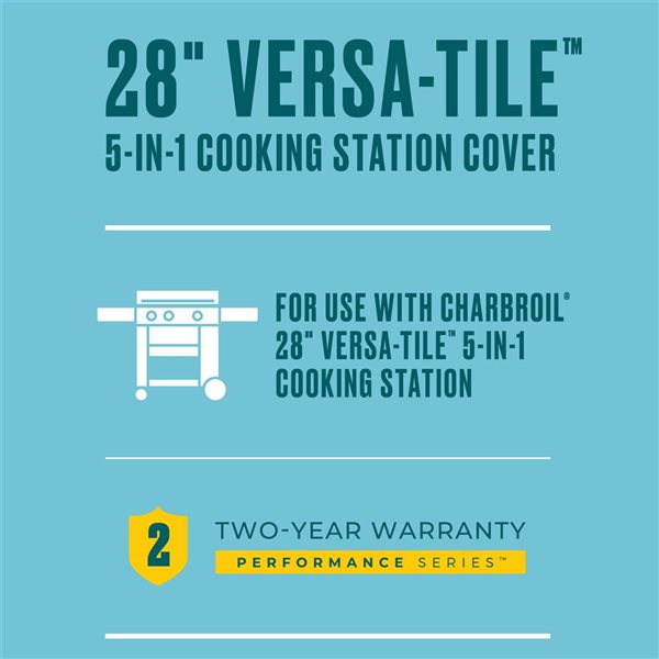 Charbroil 28 Versa-Tile Griddle Cover