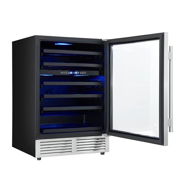 Forno Bacchino 24-in Wine Cooler - Stainless Steel